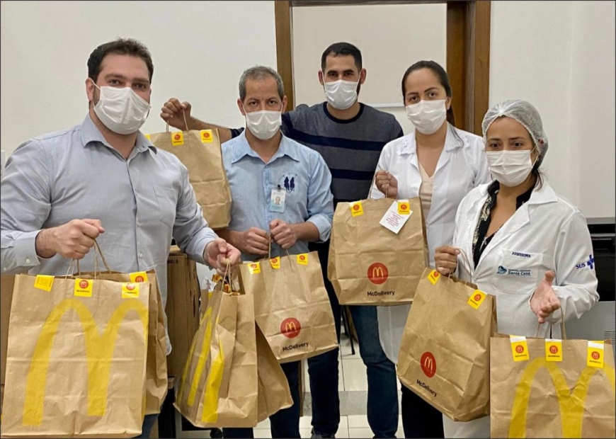 McDonald’s doa 300 refeições em Cuiabá na campanha McObrigado